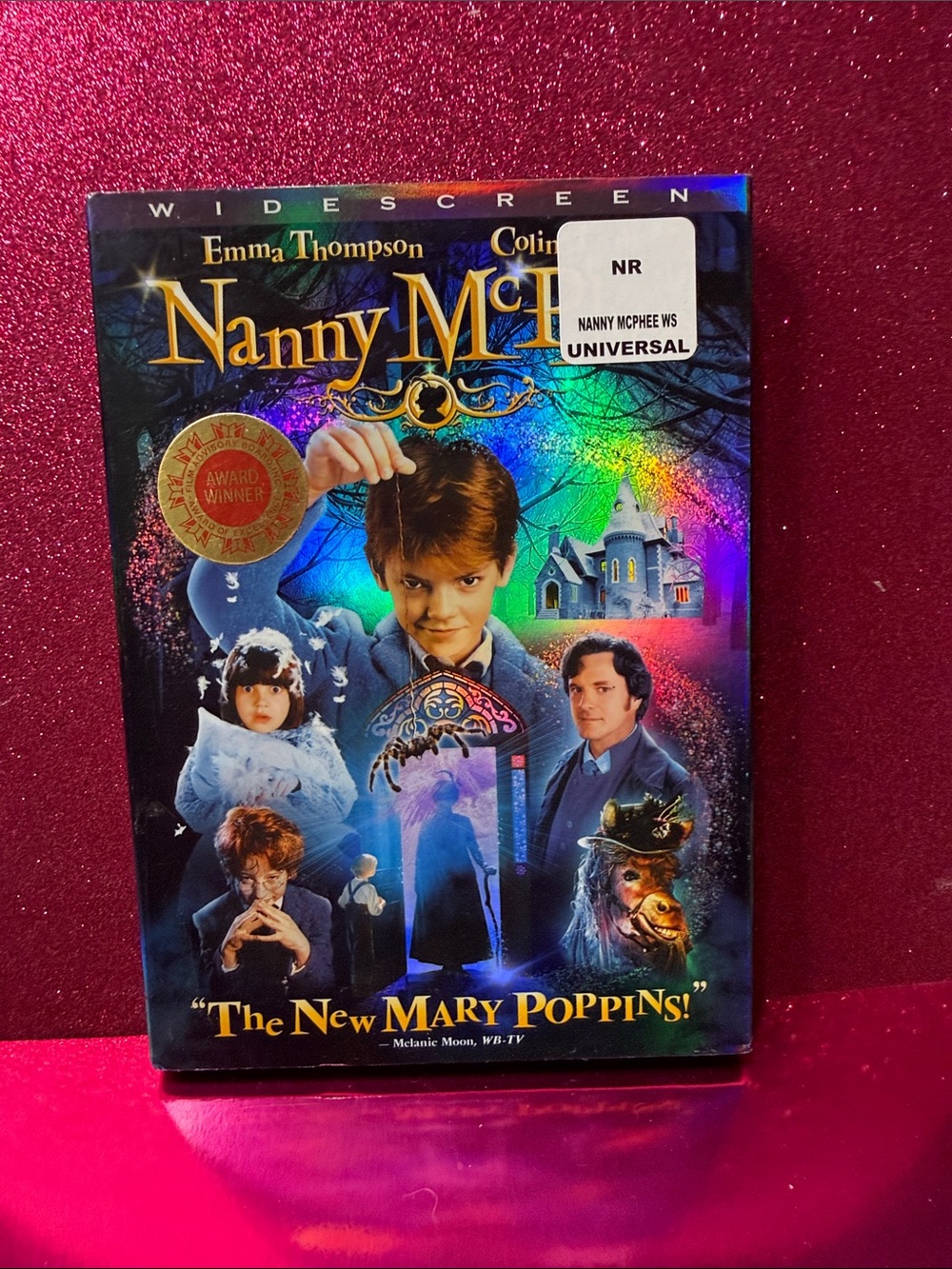 Universal Nanny McPhee DVD — Rainbow Holographic Cover